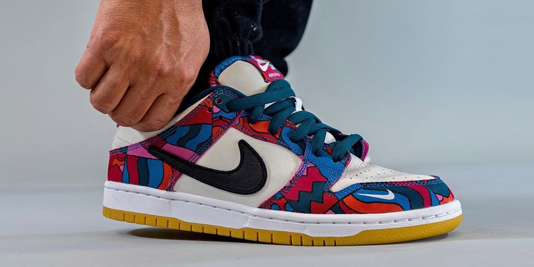 Collab Dunks Upcoming Parra x Nike SB Dunk Low Collab On-Foot Look | Hypebeast