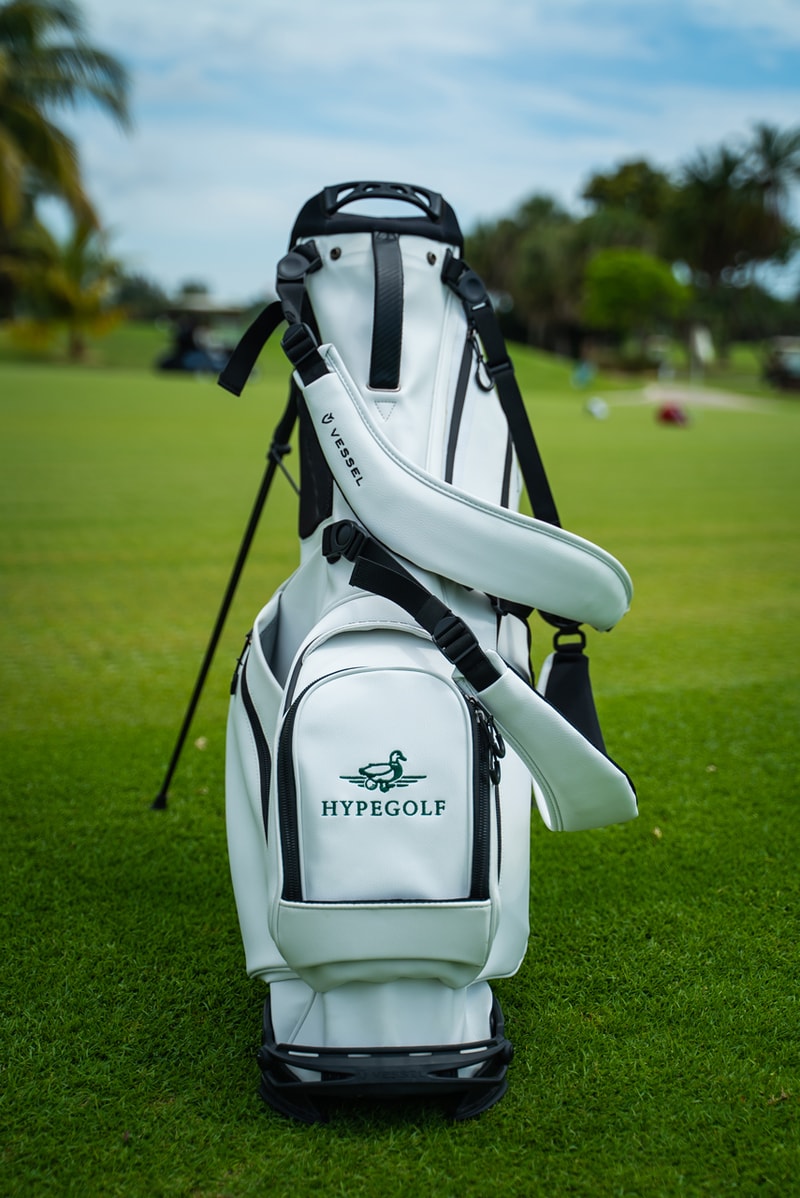 VESSEL Bags and Den Caddies at HYPEGOLF Miami Event Hypebeast