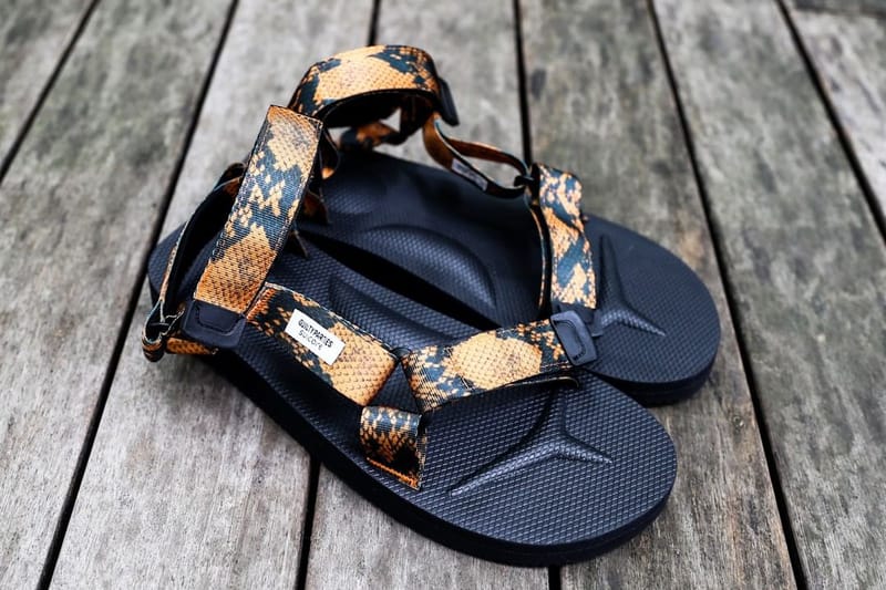 WACKO MARIA x Suicoke Snakeskin Beach Sandals | Hypebeast