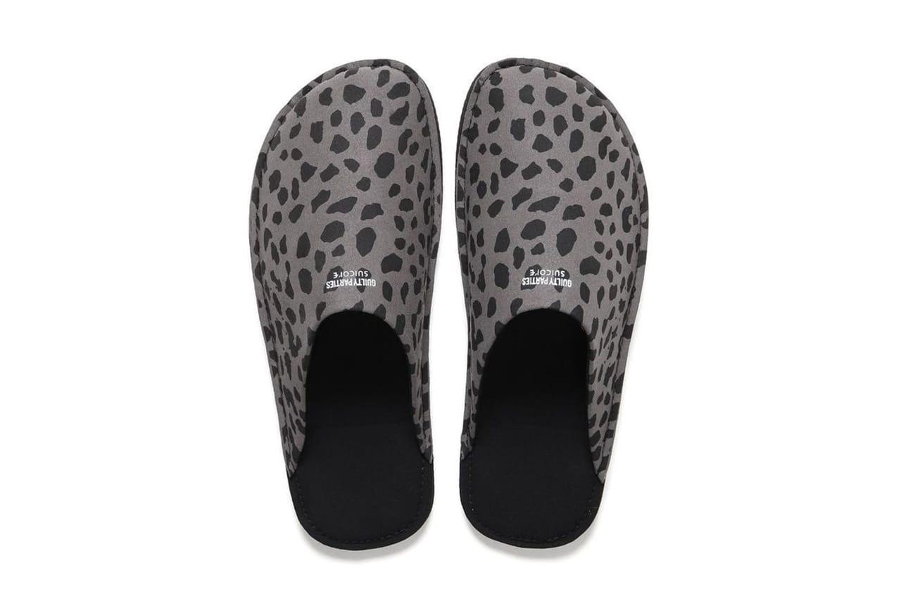 Wacko Maria Suicoke Room Shoes Leopard Gray Release | Hypebeast