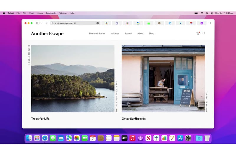 several macos monterey features