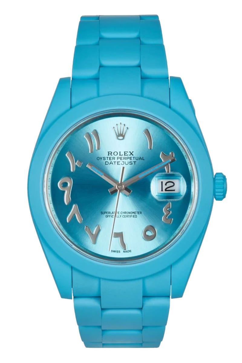 Bust down outlet rolex green face