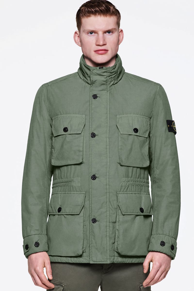 Stone island military on sale jacket