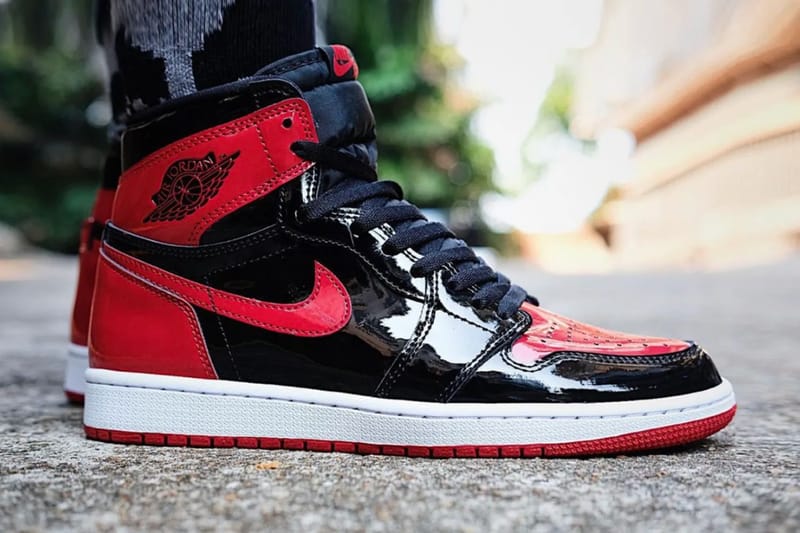 27.5cm NIKE AIR JORDAN 1 Patent Bred