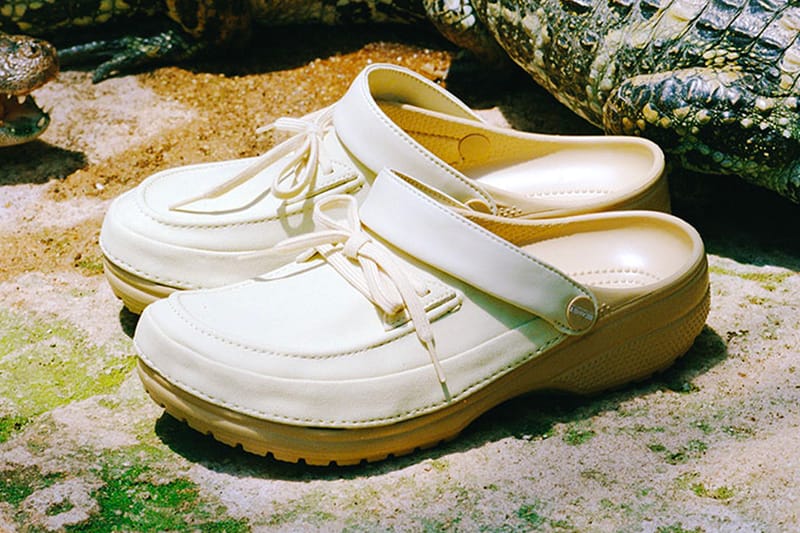 BAL x BEAMS T Crocs Clog Collaboration Release | Hypebeast