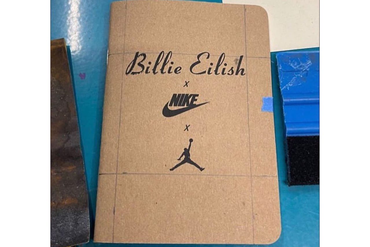 直営店一覧 Eilish Billie NIKE Jordan1 Nike箱 + AJKO1 スニーカー