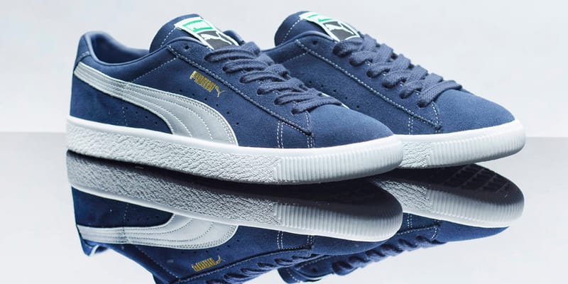 Puma cheap suede navy