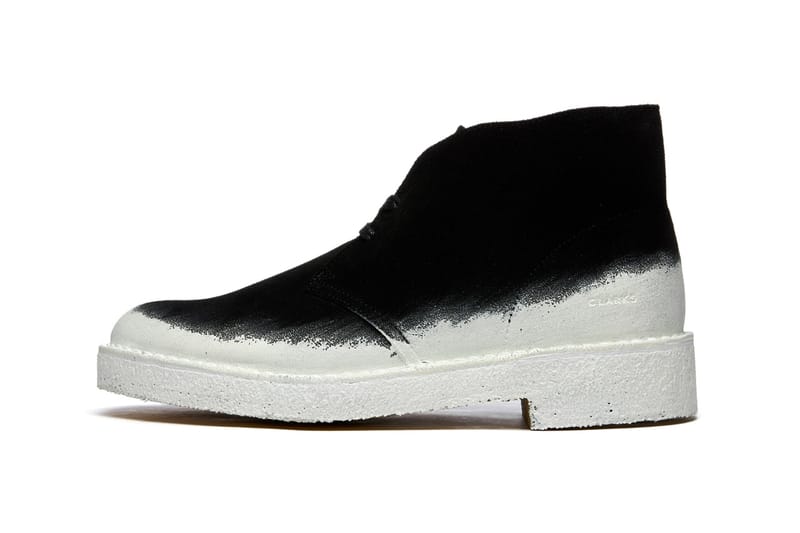 White clarks store desert boots