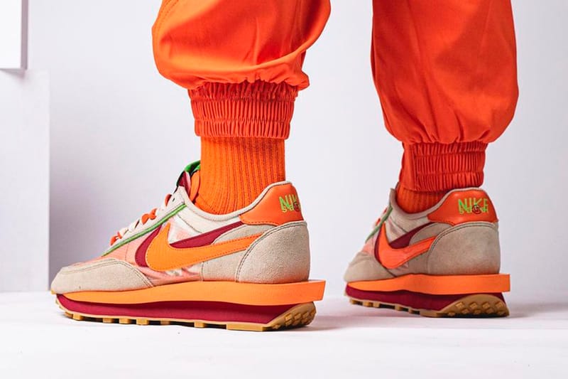 【29cm未使用】NIKE Sacai CLOT LDWaffle ORANGE