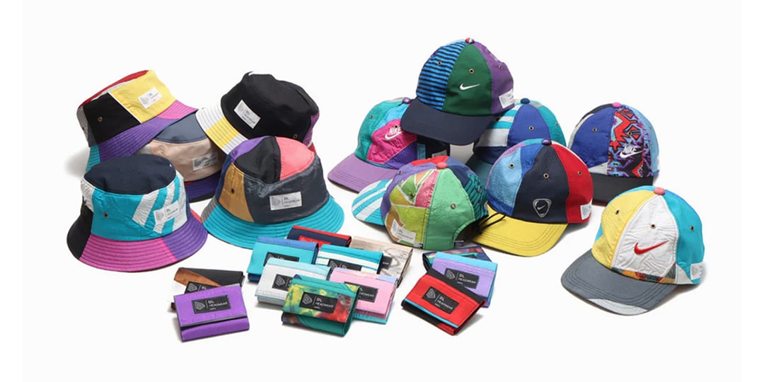 DL Headwear превращает винтажные ветровки Nike в шапки и кошельки