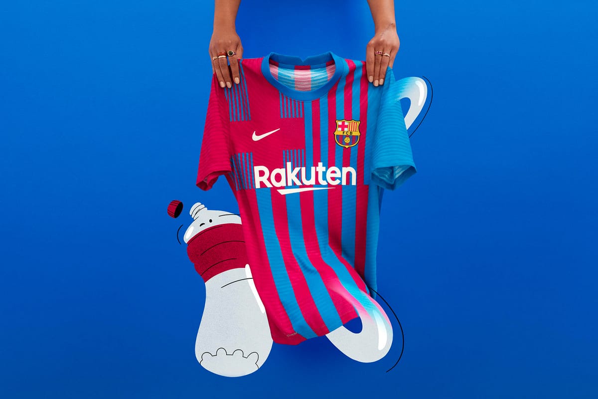 ماركة كارولينا هيريرا FC Barcelona Nike Celebrate 2021-2022 Home Kit | HYPEBEAST ماركة كارولينا هيريرا