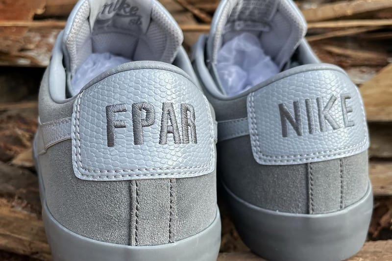 Forty Percent Against Rights Nike Blazer Low Gray | Hypebeast