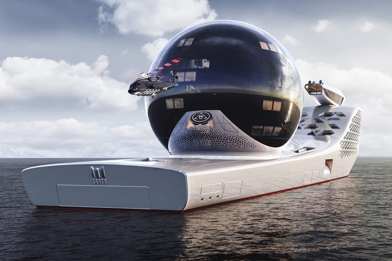 洋書 THE WORLD'S MOST EXTRAORDINARY YACHTS Iddes Yachts' Earth 300 Is a Nuclear-Powered Gigayatch