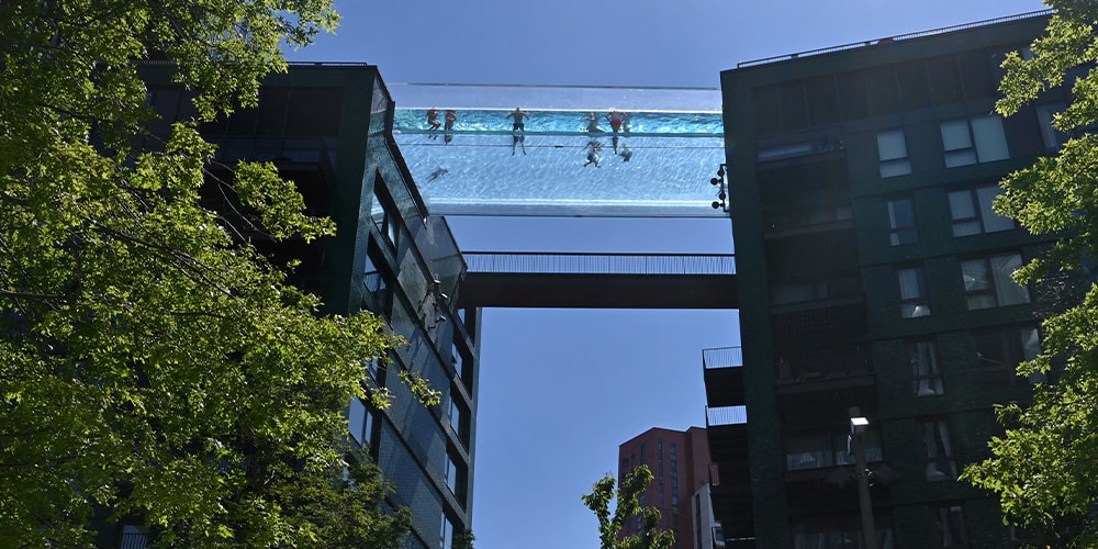 Новый лондонский «Небесный бассейн» позволит вам остыть, подвешенный на высоте 115 футов