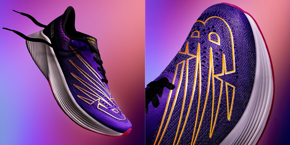 New Balance выпускает яркие фиолетовые кроссовки с карбоновым покрытием