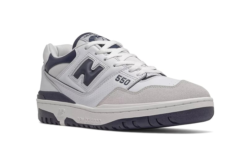 New balance shop navy and white