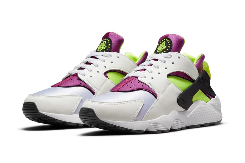 Green and pink huaraches sale