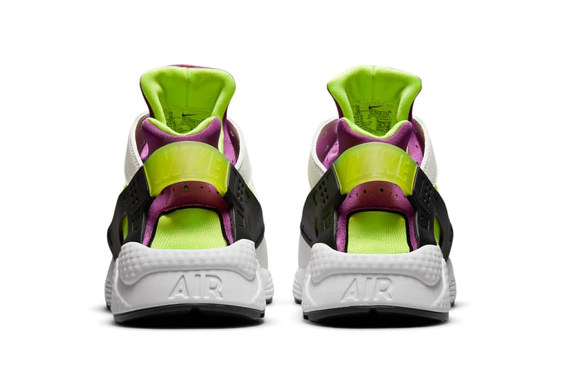 Nike air deals huarache neon