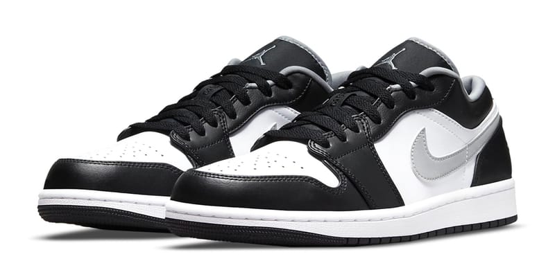 Air jordan 1 shop low black and grey