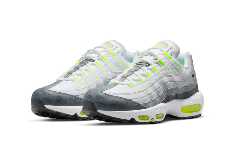 Air max 95 store grey and lime green