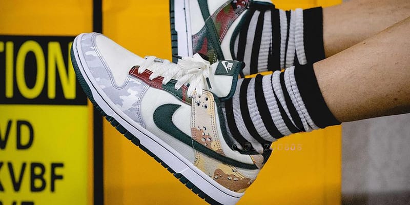 Nike Dunk Low Multi Camo DH0957-100 Release Info | Hypebeast