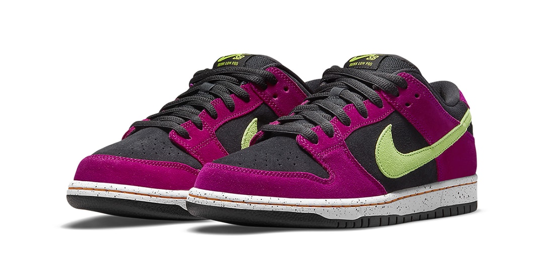 Вторая цветовая гамма Nike SB Dunk Low «ACG Terra» с акцентами «красная слива» и «цитрон».