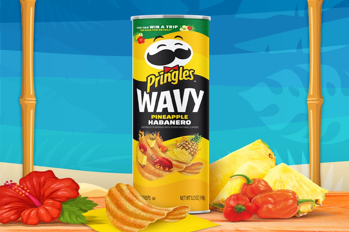 Pringles Wavy Pineapple Habanero Limited Edition | Hypebeast