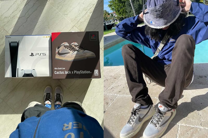 Raffle Winners Receiving Travis Scott's Sony PlayStation x Nike