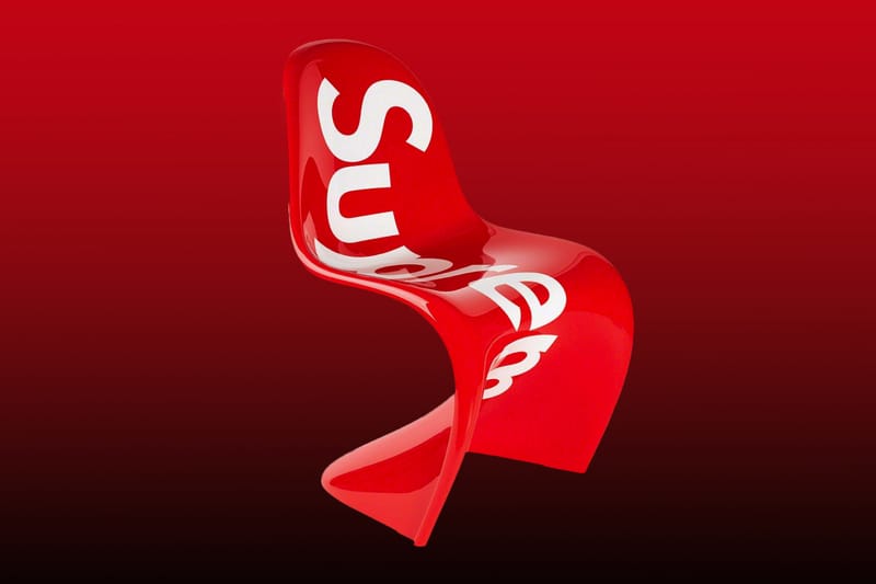 Supreme®/Vitra® Panton Chair® パントン チェアー Supreme Vitra Panton Chair Red by Verner Panton on artnet