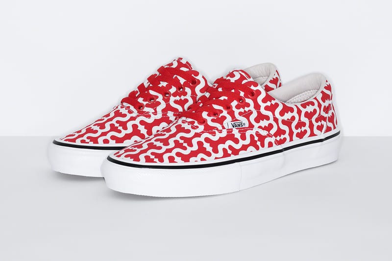 Zapatos vans supreme on sale white