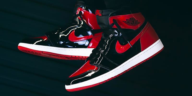 Air Jordan 1 High OG Patent Bred Detailed Look | Hypebeast