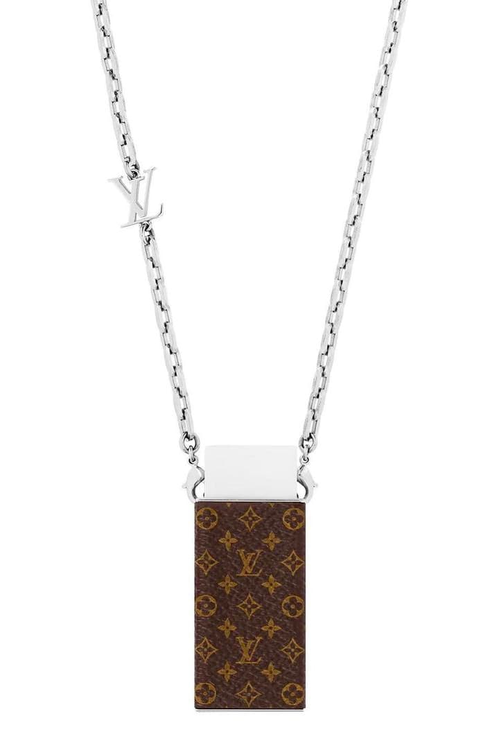 Virgil Abloh Louis Vuitton Eraser Necklace Release HYPEBEAST