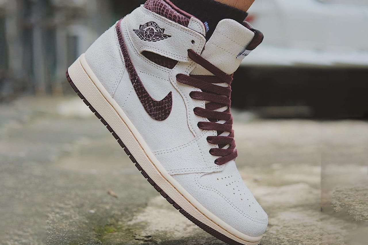 A Ma Maniére Air Jordan 1 White Maroon Release Date | Hypebeast