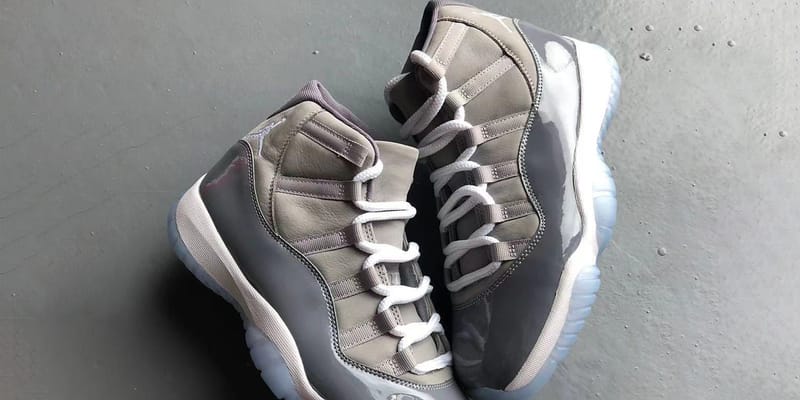 Jordan 11 cool hot sale grey high top