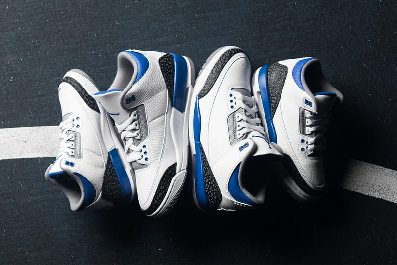 All blue clearance jordan 3