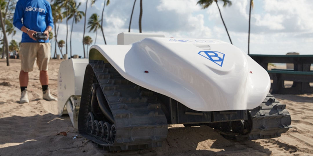 Этот робот на солнечной энергии — это, по сути, уборщик пляжа.