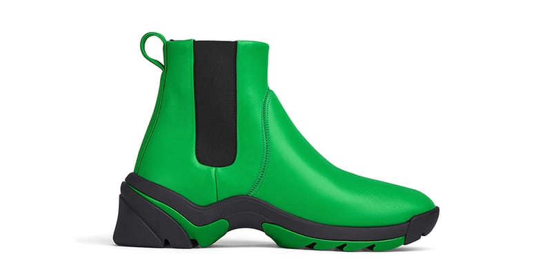 ミドルブーツ (W) Bottega Veneta Flash Chelsea Boots Black Grass bottega-veneta-flash-chelsea-