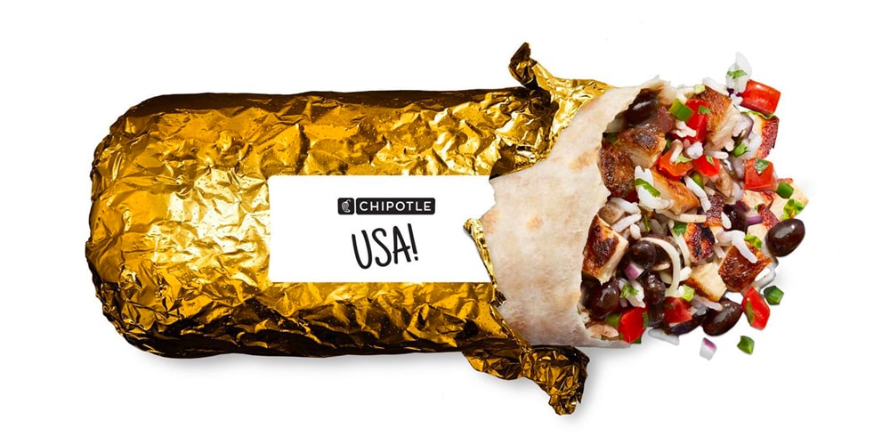 Chipotle Burritos Wrapped In Gold Foil Olympics Hypebeast
