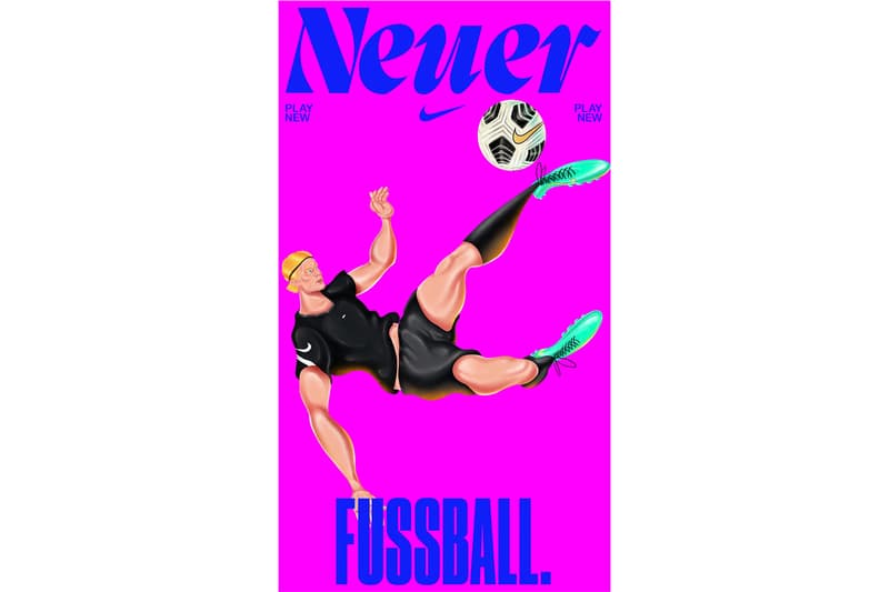 nike football poster