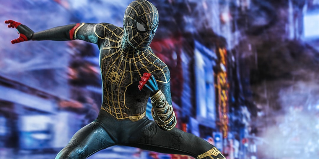 Hot Toys 'Spider-Man: No Way Home' Black and Gold Suit | Hypebeast