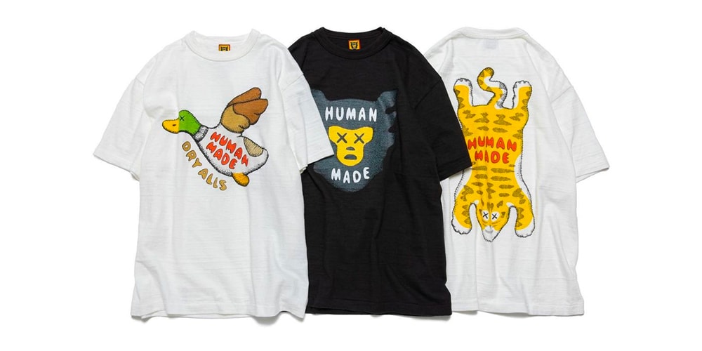 Официальный взгляд на выпуск футболки KAWS x HUMAN MADE
