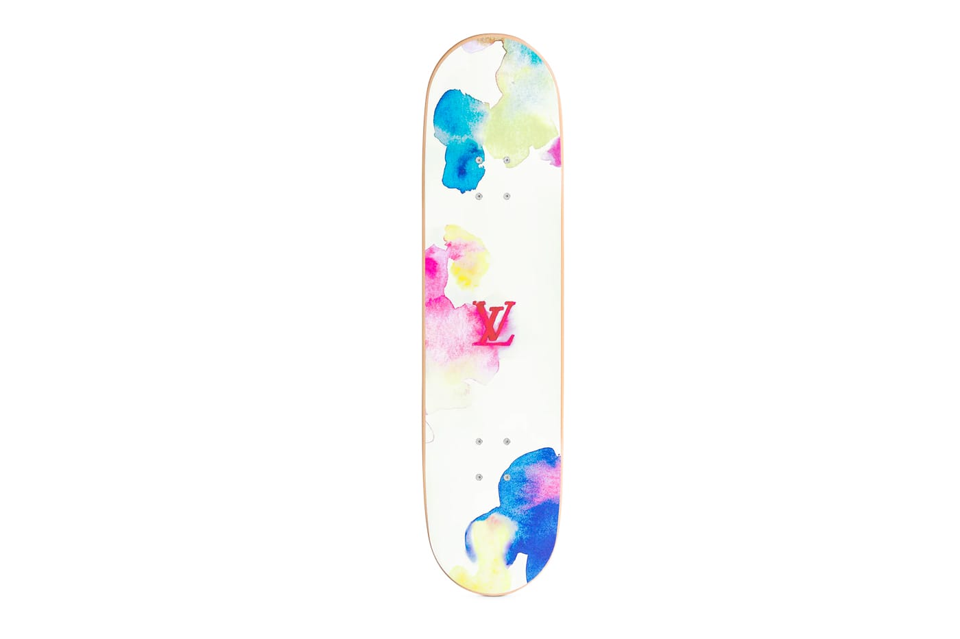 Louis Vuitton Watercolor Pattern Skateboard Release | HYPEBEAST