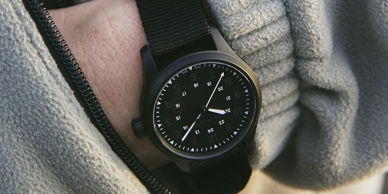 N. Hoolywood x Hamilton Khaki Field Watch Release Info | Hypebeast