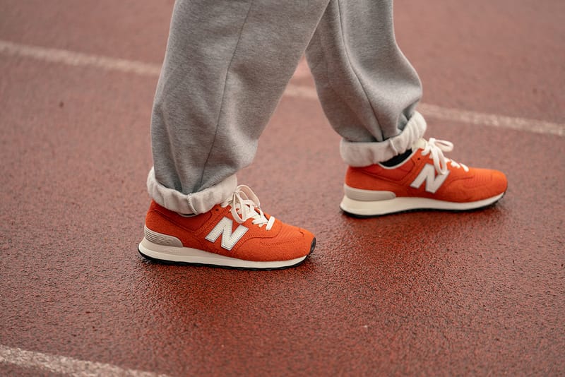 New balance 574 burnt orange online