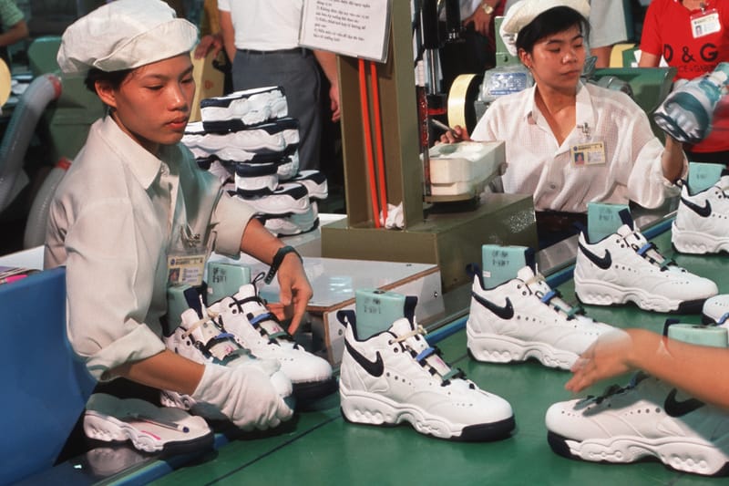 Nike shoes store manufacturing country