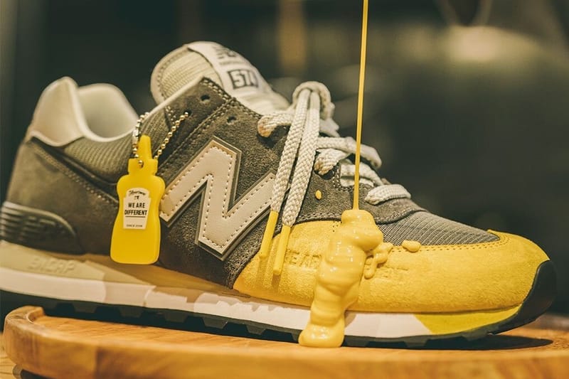 New balance store mustard yellow