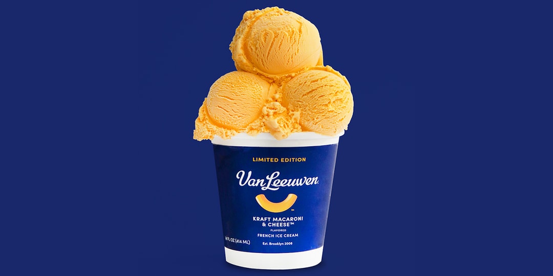 Kraft Mac and Cheese x Van Leeuwen Ice Cream Info Hypebeast