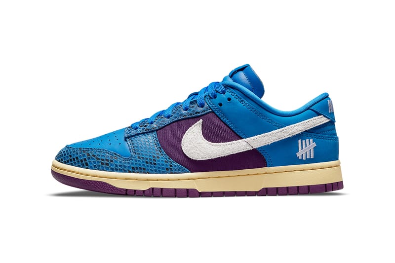 nike dunk low blue and purple