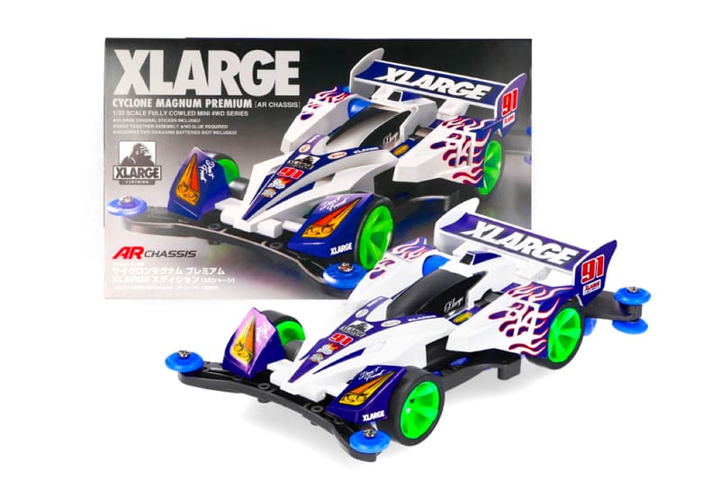 XLARGE x Tamiya Cyclone Magnum Premium AR Chassis Info | Hypebeast