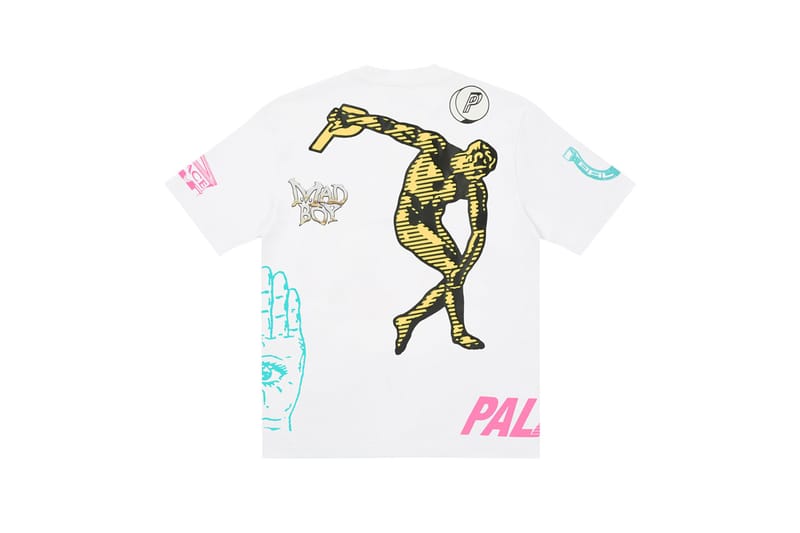 Palace X Cannondale Mad Boy Graphic T-Shirt Mint Green White deals Black Eye Large